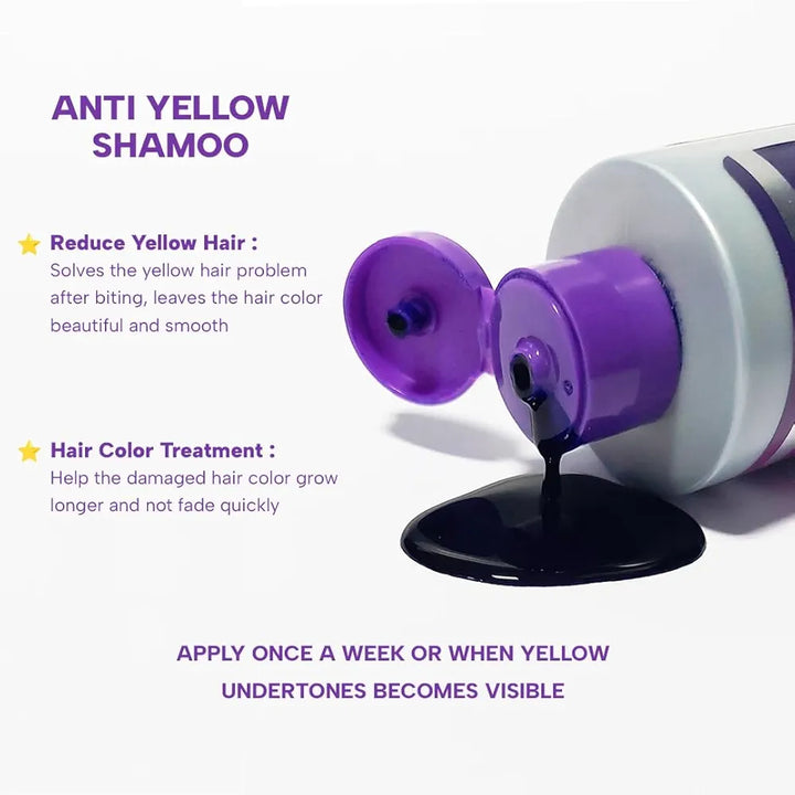 Berina Professional | Silver Pro Shampoo | 250ml | Removes Yellow Tones from Grey Hair