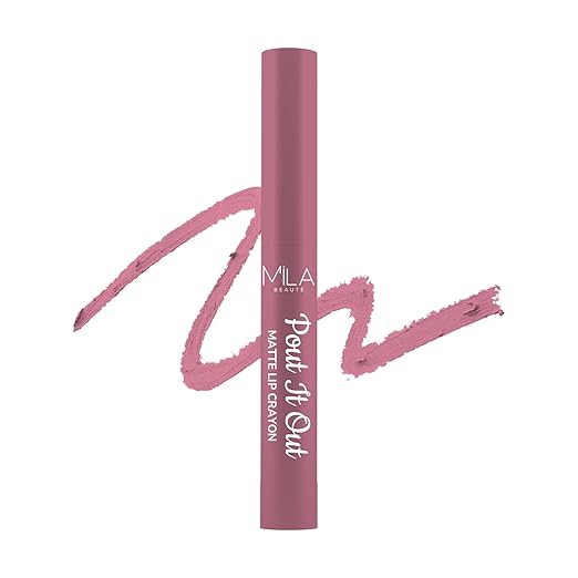 Mila Beaute Pout It Out Matte Lip Crayon Merida - 1.25 gms