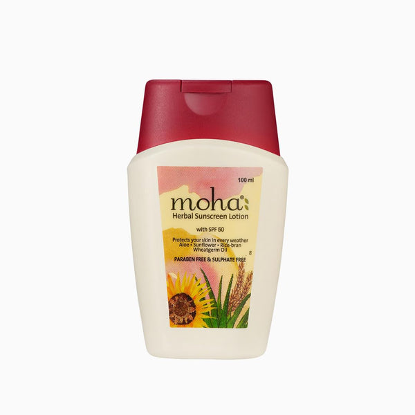 Moha Herbal Sunscreen Lotion SPF 50 - 50 gms