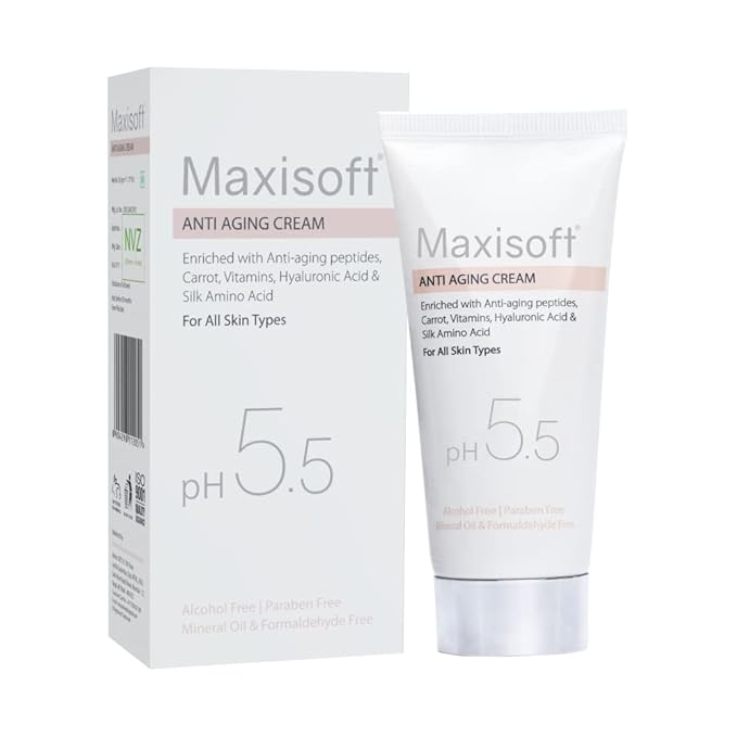 Maxisoft Anti Aging Cream for Men & Women| Face Cream for Normal, Dry & Oily Skin - 50 Gms