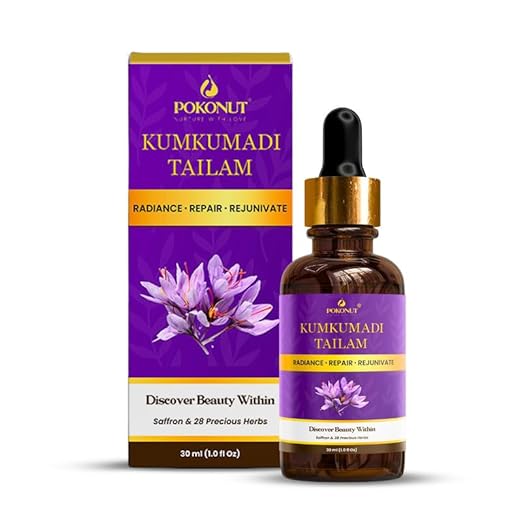 Pokonut Nurture with love 24k Kumkumadi Tailam Face Oil - 30 ml