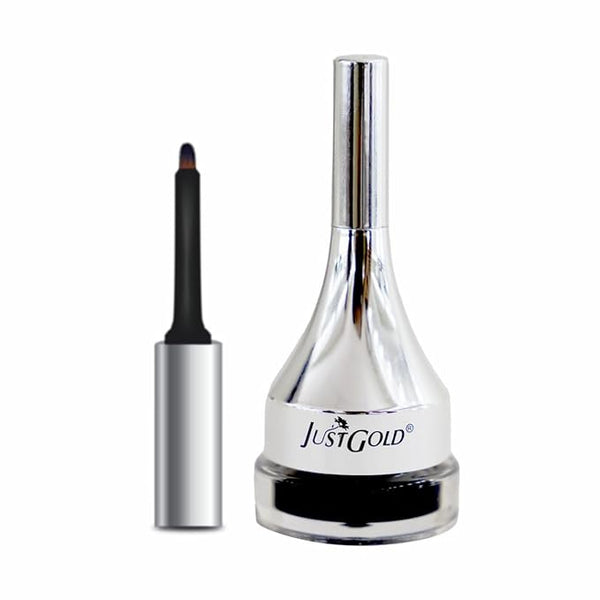 JustGold Gel Eyeliner Smudge Proof & Water Proof Black - 4 ml