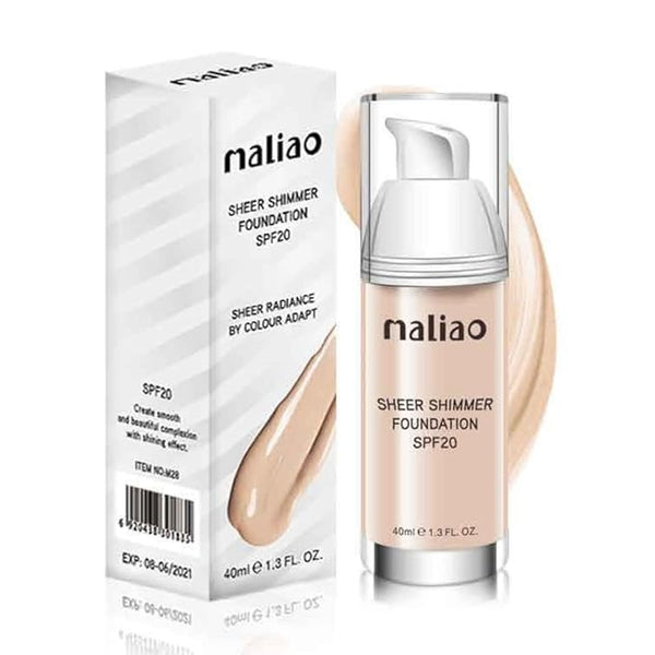 Maliao Sheer Radiance Shimmer Cream Foundation SPF 20 Shade 02 - 40 ml