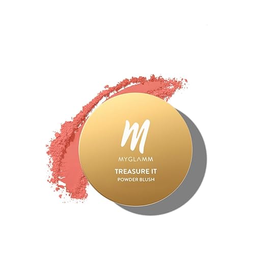 MyGlamm Treasure IT Powder Matte Blush Loyalty (Peach Shade) - 4 gms