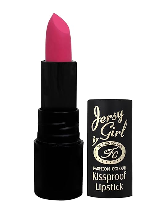 Fashion Colour Jersey Girl By Kissproof Matte Lipstick Cherry Pink - 3.8 gms