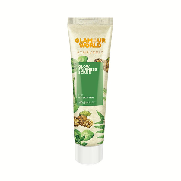 Glamour World Ayurvedic Glow Fairness Scrub - 100 gms