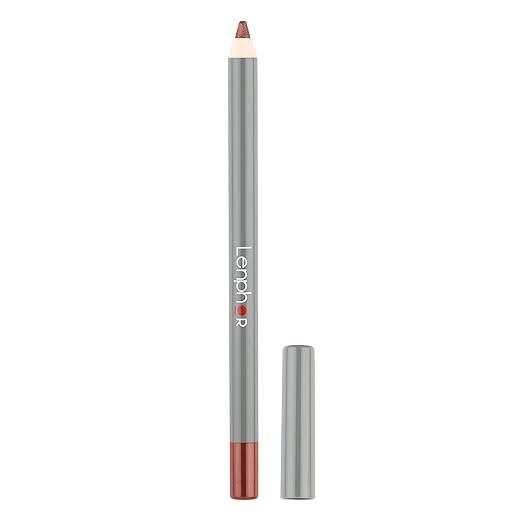 Lenphor Rebel Lip Liner Pencil Water resistant& Long Lasting Dusky Brown - 1.2 gms