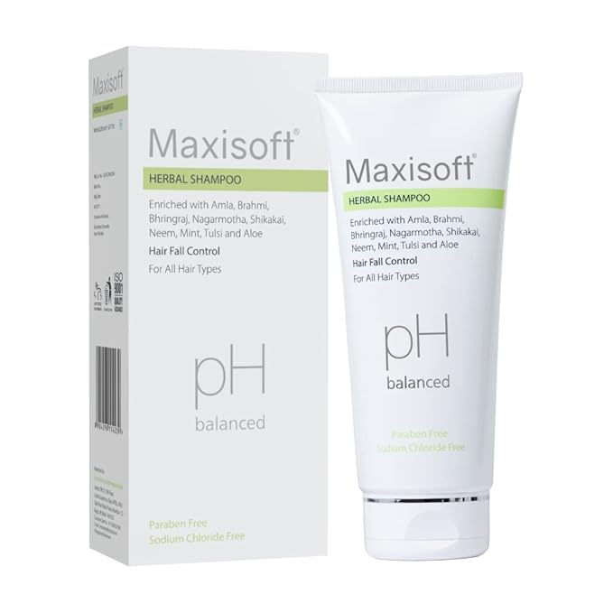 Maxisoft Herbal Shampoo| Hair Fall Control for Men & Women - 200 Ml
