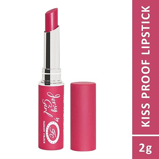Fashion Colour Jersey Girl By Girl Kiss Proof Lipstick Purple - 2 gms
