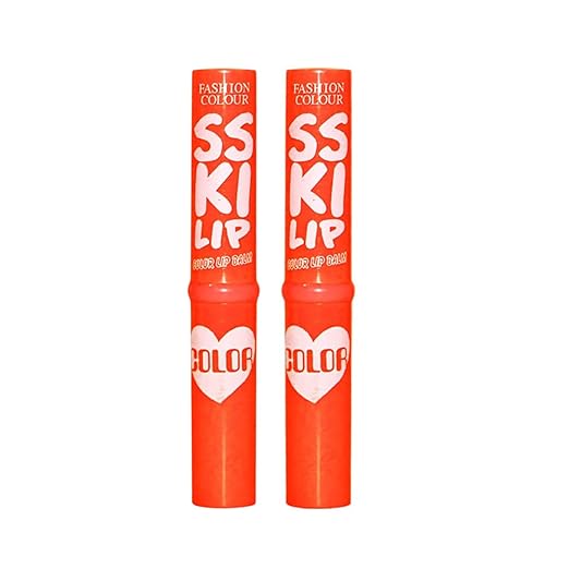 Fashion Colour Kiss Lip Colour Lip Balm Shade 01  - 2 gms (Pack of 2)