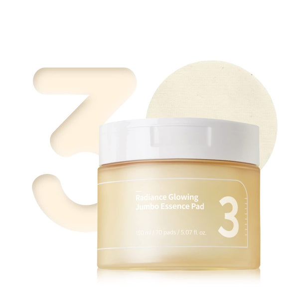 Numbuzin No.3 Radiance Glowing Jumbo Essence Pad - 150 ml