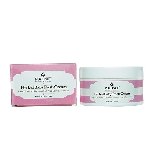 Pokonut Herbal Baby Diaper Rash Cream - 50 gms