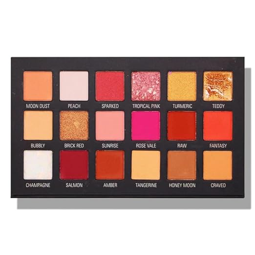 Fashion Colour Desert Rose 18 Eyeshadow Palette  - 18 gms