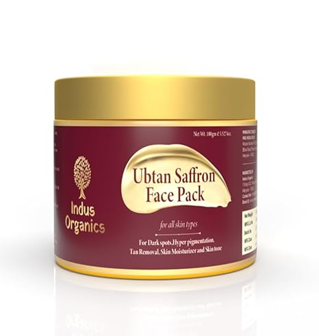 Indus Organics Ubtan Saffron Face Pack - 100 gms