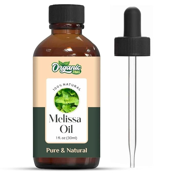 Organic Zing Melissa (Melissa Officinalis) Oil | Essential Oil - 30 Ml