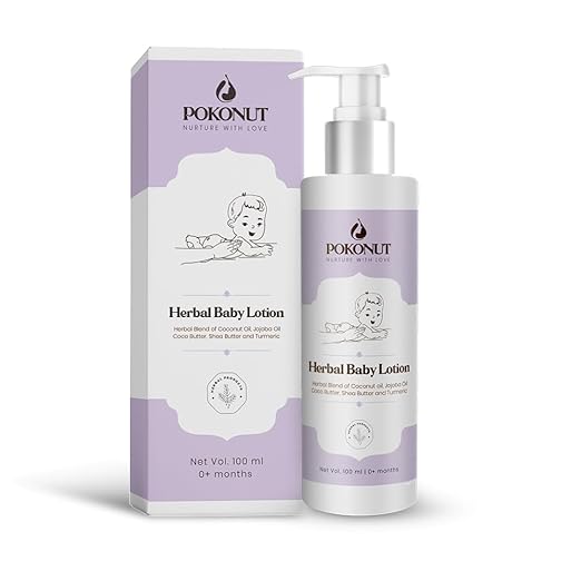 Pokonut Herbal Baby Lotion For Newborn Baby - 100 ml