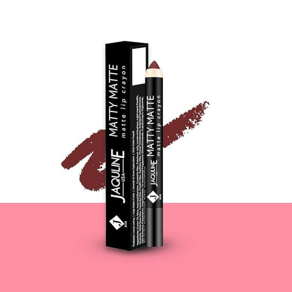 Jaquline USA Matty Matte Lip Crayon Rule Breaker 7 - 2.8 gms