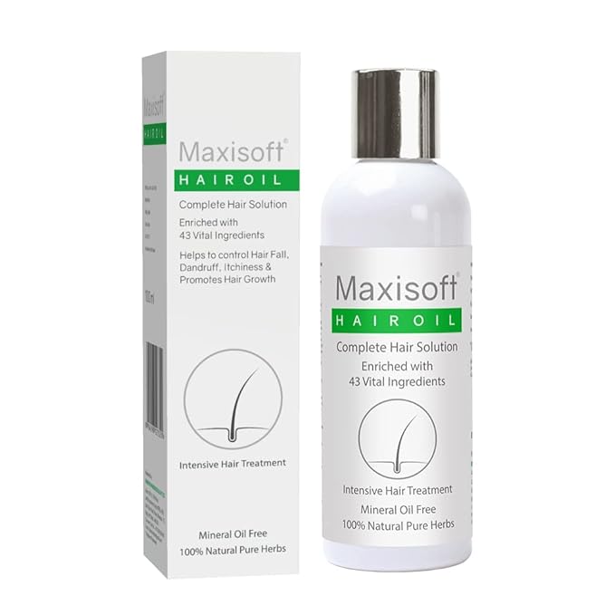 Maxisoft Hair Oil | Reduces Hair Fall, Dandruff & Promotes Hair Growth - 100 Ml