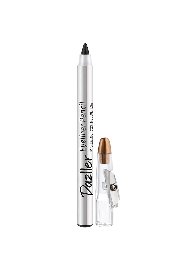 Dazller Jet Black Matte Eyeliner Pencil - 1.5 gms