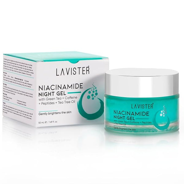 Lavister Niacinamide Night Gel For Acne Prone Skin - 50 gms