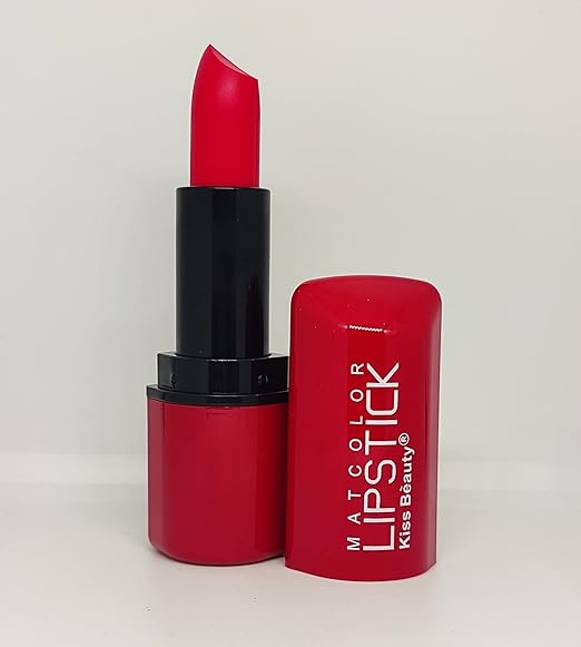 Kiss Beauty Mike Hot and Soft Matte Lipstick Intense Color Dark Pink - 4 gms