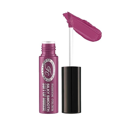 Fashion Colour Silky Smooth Soft Lip Mousse Waterproof Violet Plum - 5 ml