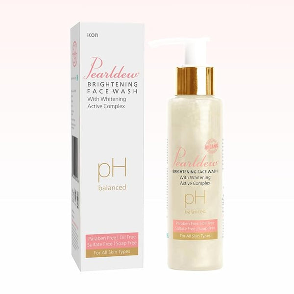 Pearldew Brightening Face Wash | Soap-free| Paraben-free | pH Balanced | 100 Ml