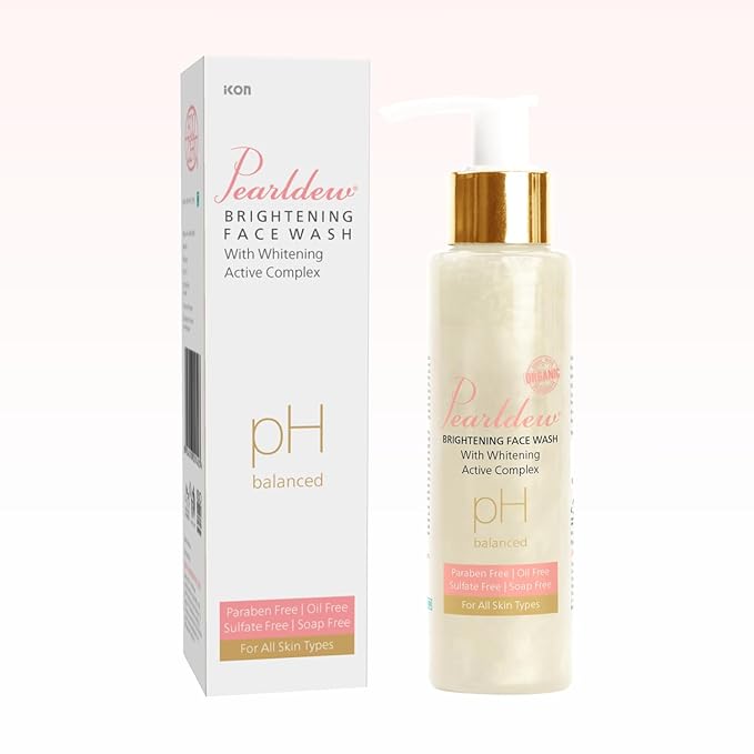Pearldew Brightening Face Wash | Soap-free| Paraben-free | pH Balanced | 100 Ml