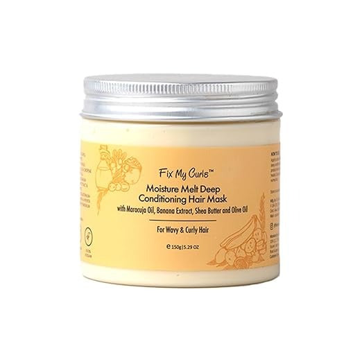 Fix My Curls Mask Avocado Oil Amla Cocoa Butter Hair Mask - 150 gms