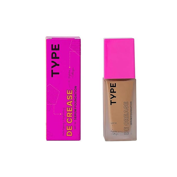 Type Beauty De Crease Serum Foundation Colour 370 Java - 153 gms