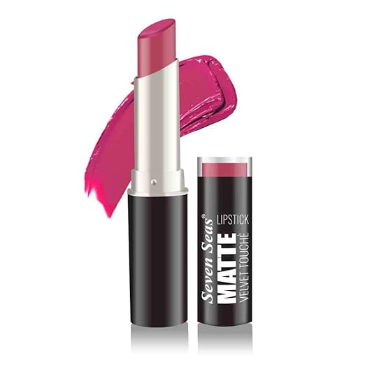 Seven Seas Matte Velvet Touch Lipstick Pink Blossom - 100 gms