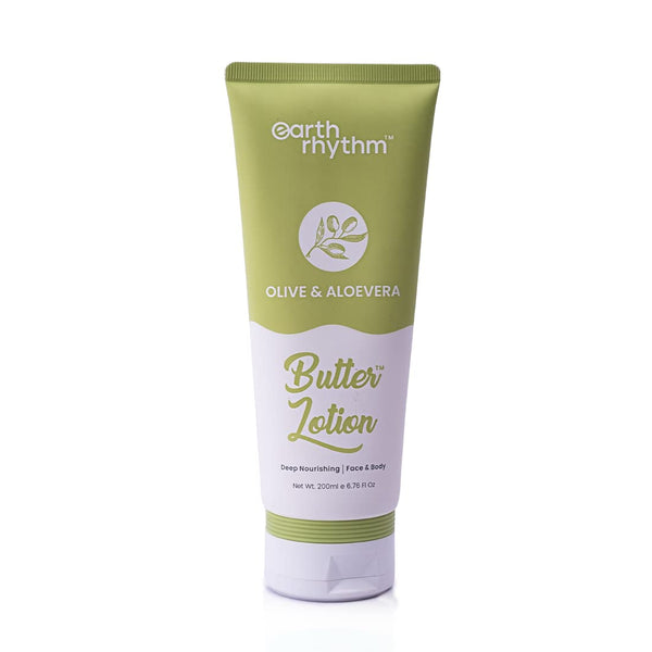 Earth Rhythm Olive & Aloe vera Butter Body Lotion - 200 ml