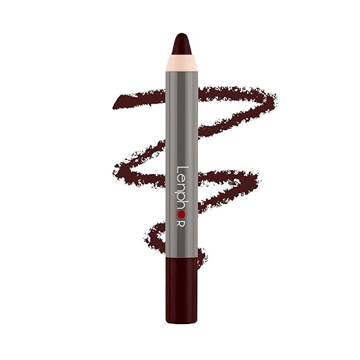 Lenphor Matt Show Off 2 in 1 Crayon Lip Pencil Boomy Plum - 2.8 gms