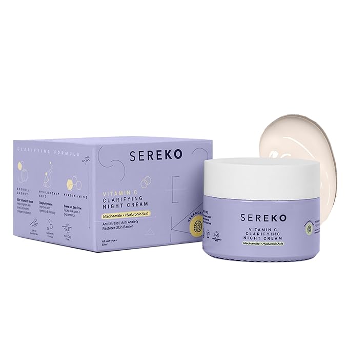Sereko Vitamin C Clarifying Night Cream for Brightening - 50 ml – Veeha ...