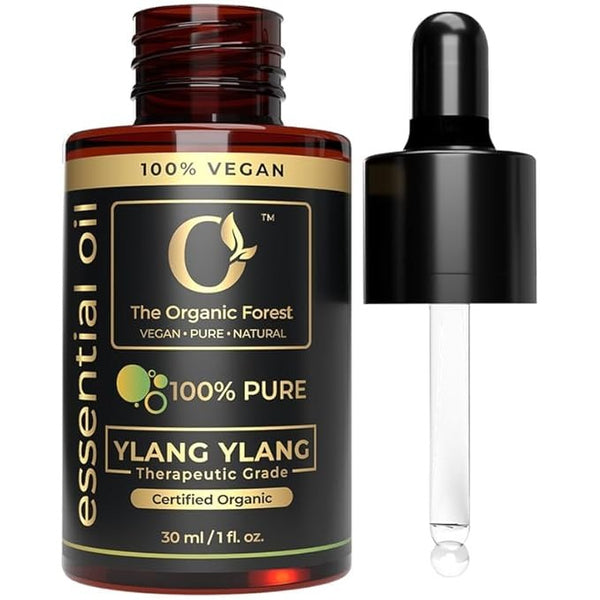 The Organic Forest Ylang Ylang Essential Oil for Skin Care Hair Care - 30 ml