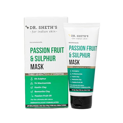 Dr. Sheth’s Passion Fruit & Sulphur Mask - 50 gms