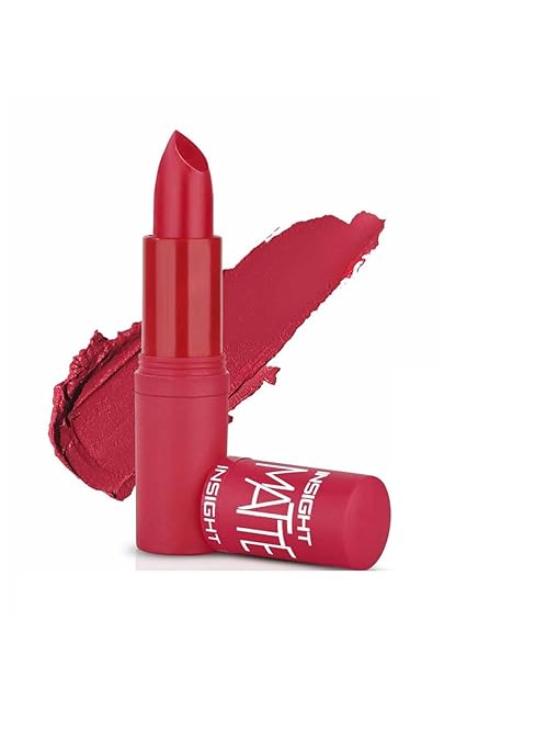 Insight Cosmetics Matte Lipstick Colour 15 Rockstar Red - 4.2 gms