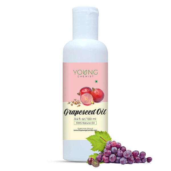 Young Chemist Organic Grape Seed Oil for Face & Skin - 100 ml