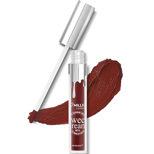 Million Colors HD Sweet Cream Liquid Matte Lipstick Moist Mulberry 26 - 5 ml