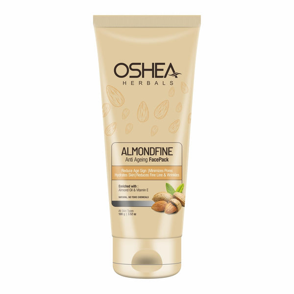 Oshea Herbals Almondfine Anti Ageing Face pack - 100 gms