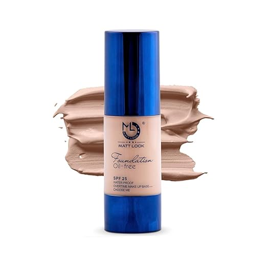 Mattlook Foundation Oil Free SPF Water Proof Overtime Colour Rose - 30 ml