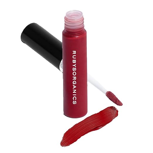 Ruby's Organics Liquid Lipstick Scarlet - 6.5 ml