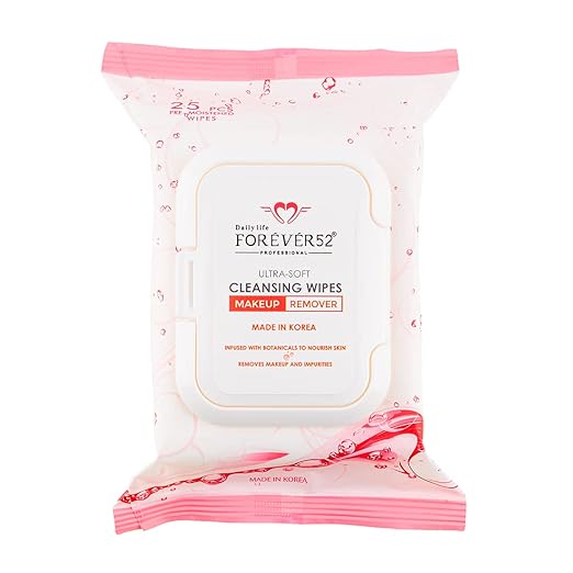 Forever52 Ultra Soft Face Cleansing Wipes Makeup Remover - 2 ml