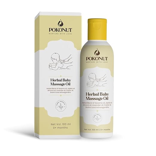 Pokonut Herbal Baby Massage Oil - 100 ml