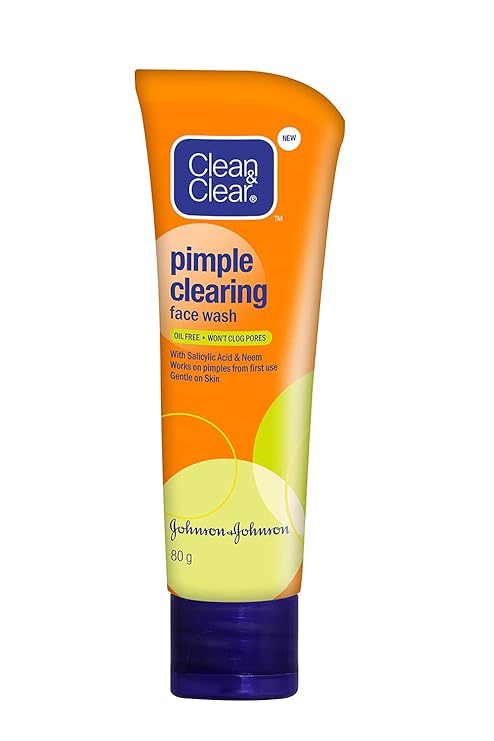 Clean & Clear Pimple Clearing Face Wash - 80 gms