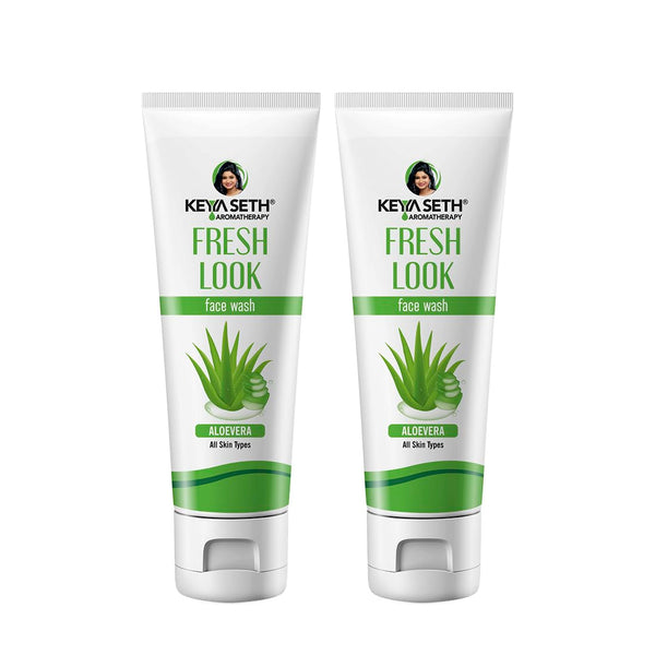 Keya seth Aloevera Face Wash - 100 ml(Pack of 2)