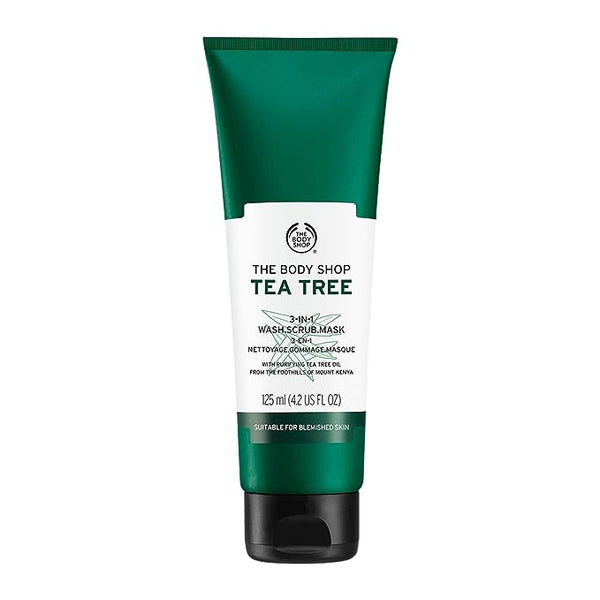 The Body Shop Tea Tree 3 in 1 Wash Scrub Mask - 125 ml