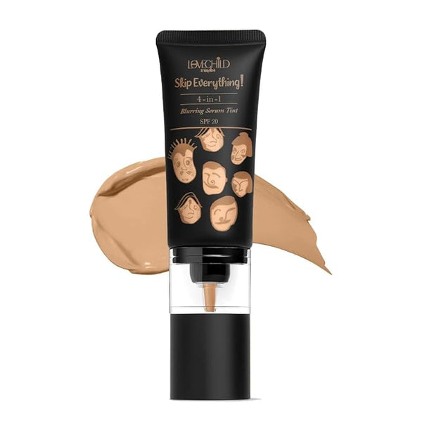 Lovechild Masaba Skip Everything 4 In 1 Serum Skin Tint Gossip Girlfriend (Warm Nude) - 30 ml