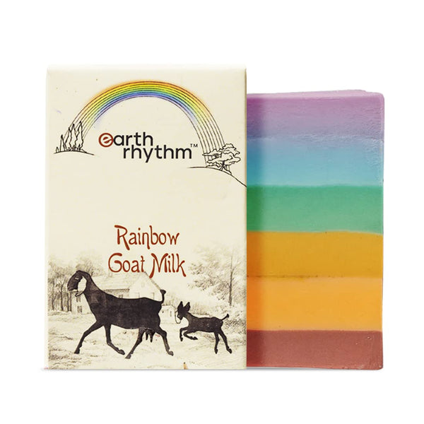 Earth Rhythm Rainbow Goat Milk Body Soap - 100 gms