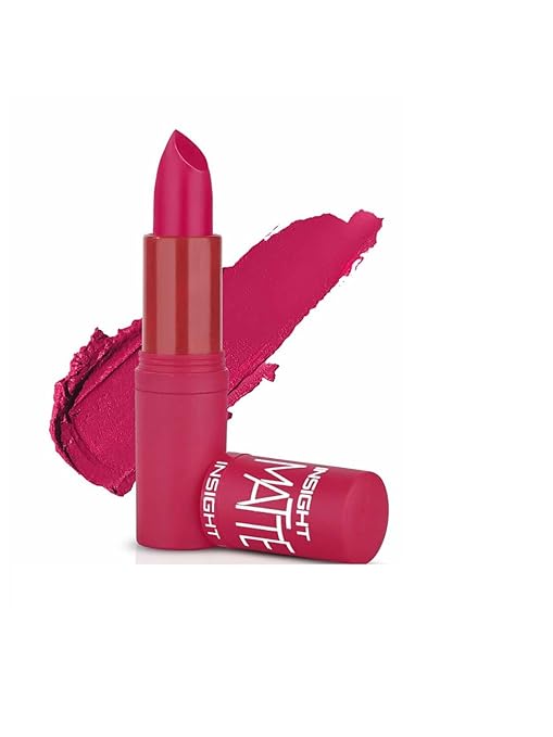 Insight Cosmetics Matte Lipstick Colour Pink Curve - 4.2 gms